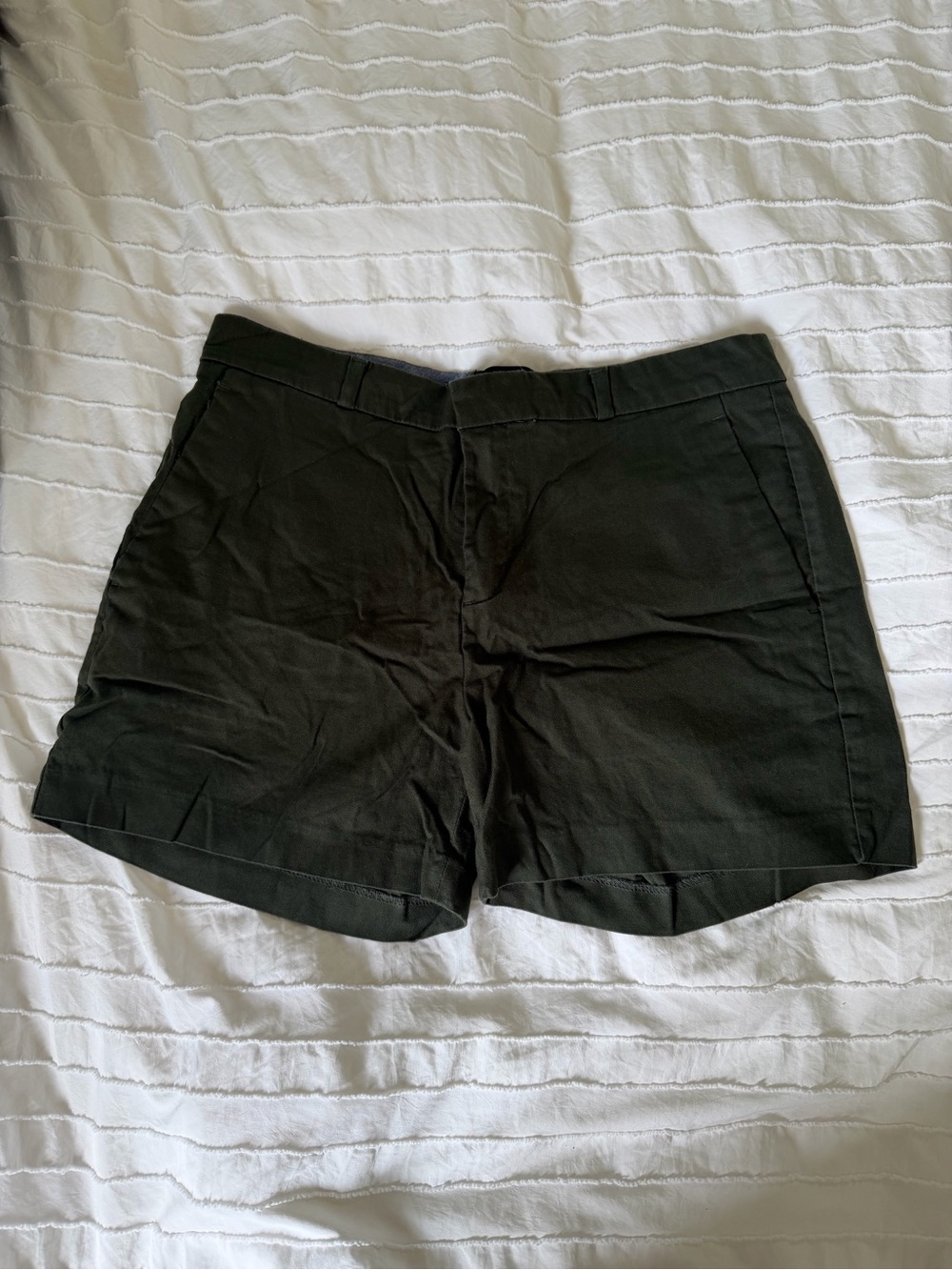 Banana Republic Black Tailored Cotton-Blend Shorts
